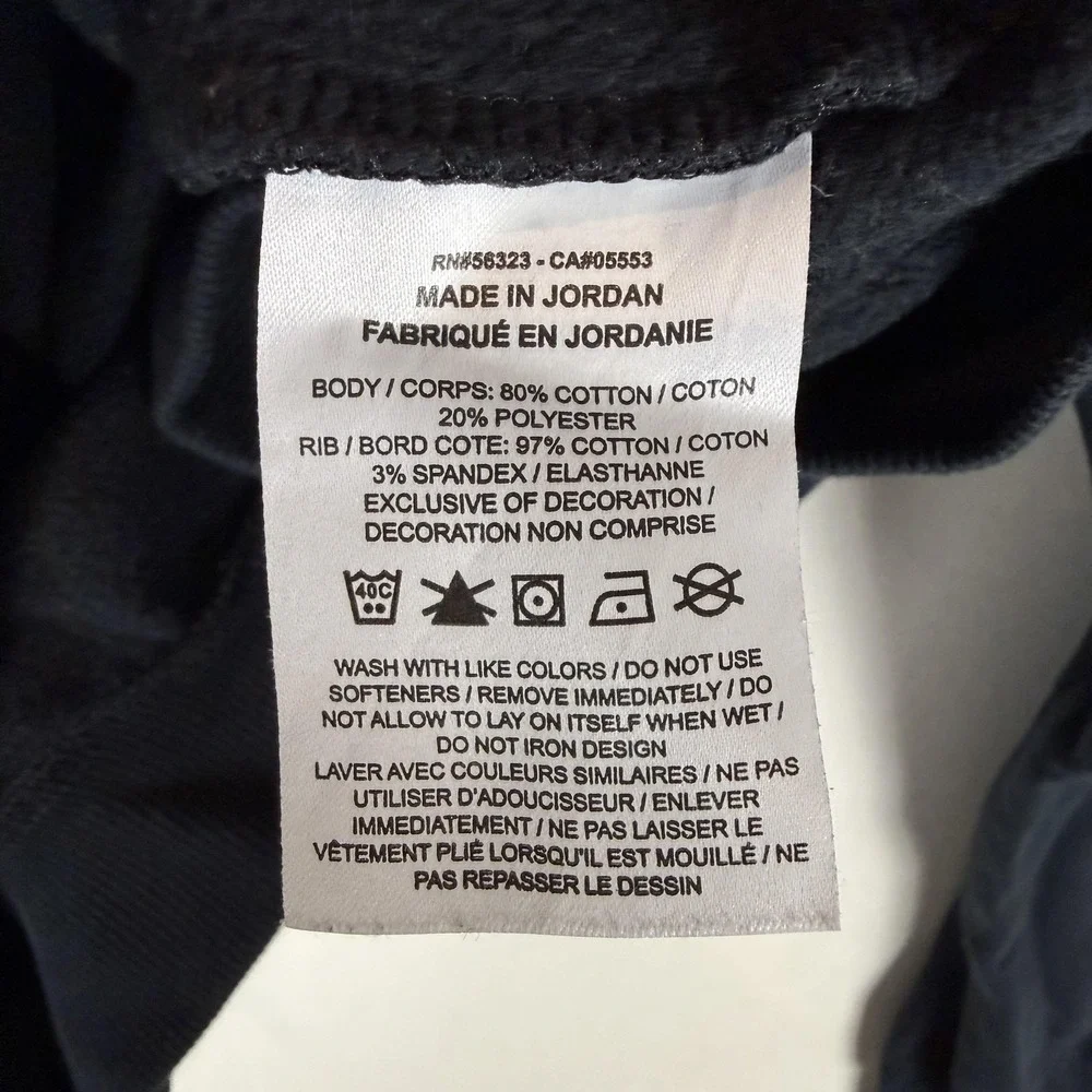 Nike Hoodie Youth XL Black Pullover Fleece Sweatshirt Swoosh Logo Embroidered